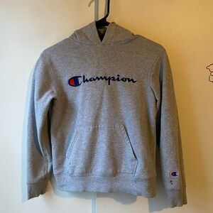 Free With Purchase Champion Sweater Boys Size Medium Camping Play Hoodie Kids